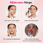 LED Face Massager 7 Colours Light Therapy - 3-in-1 EMS Microcurrent Skin Tightening Device