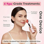 LED Face Massager 7 Colours Light Therapy - 3-in-1 EMS Microcurrent Skin Tightening Device