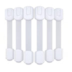 Adjustable Baby Safety Cupboard Lock Straps – 6 Pack - SAFER GIGGLES