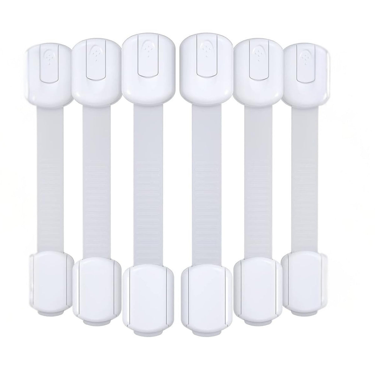 Adjustable Baby Safety Cupboard Lock Straps – 6 Pack - SAFER GIGGLES