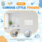 Baby Safety Socket Covers – Childproof Plug Protectors, 10 Pack - SAFER GIGGLES