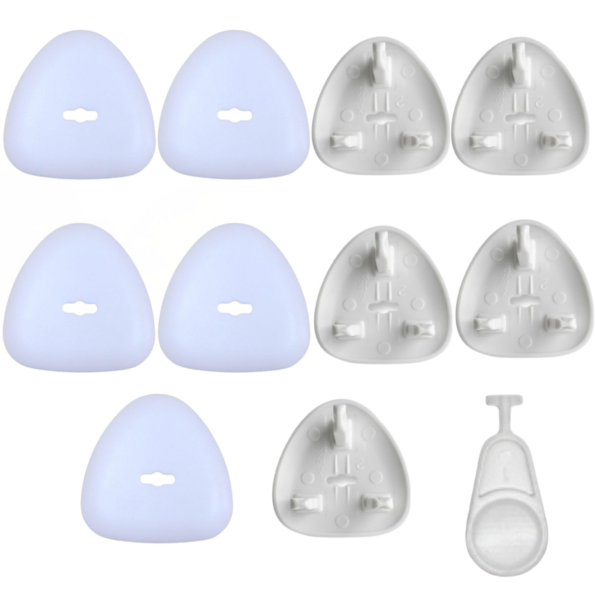 Baby Safety Socket Covers – Childproof Plug Protectors, 10 Pack - SAFER GIGGLES