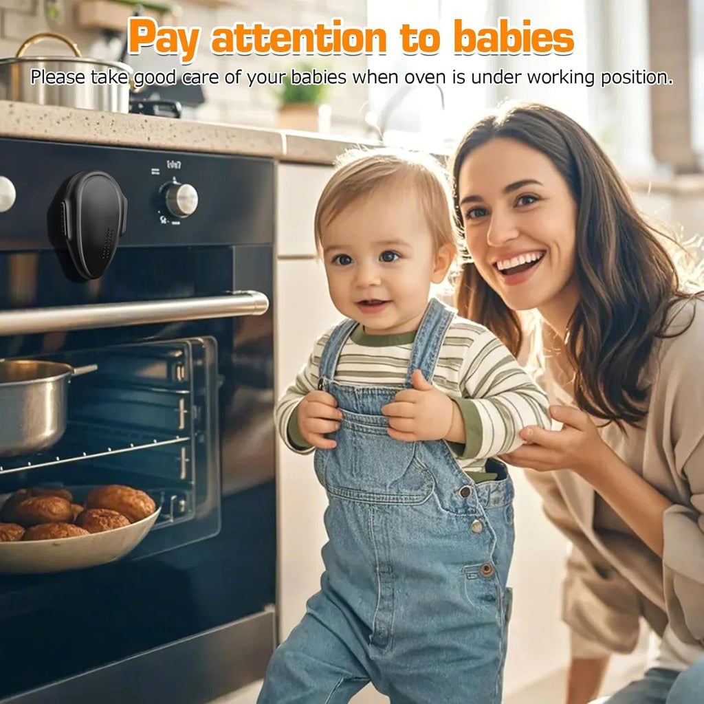 Childproof Oven Door Lock – Heat-Resistant Baby Safety Lock - SAFER GIGGLES