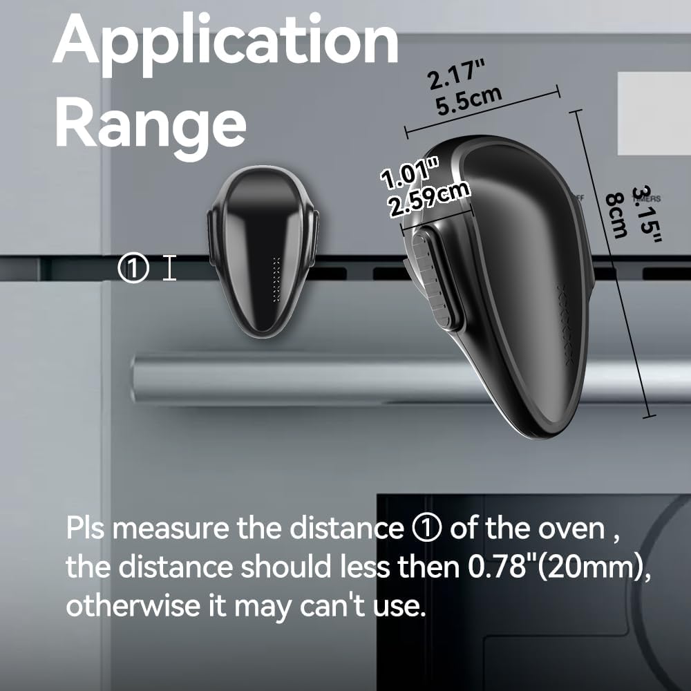 Childproof Oven Door Lock – Heat-Resistant Baby Safety Lock - SAFER GIGGLES