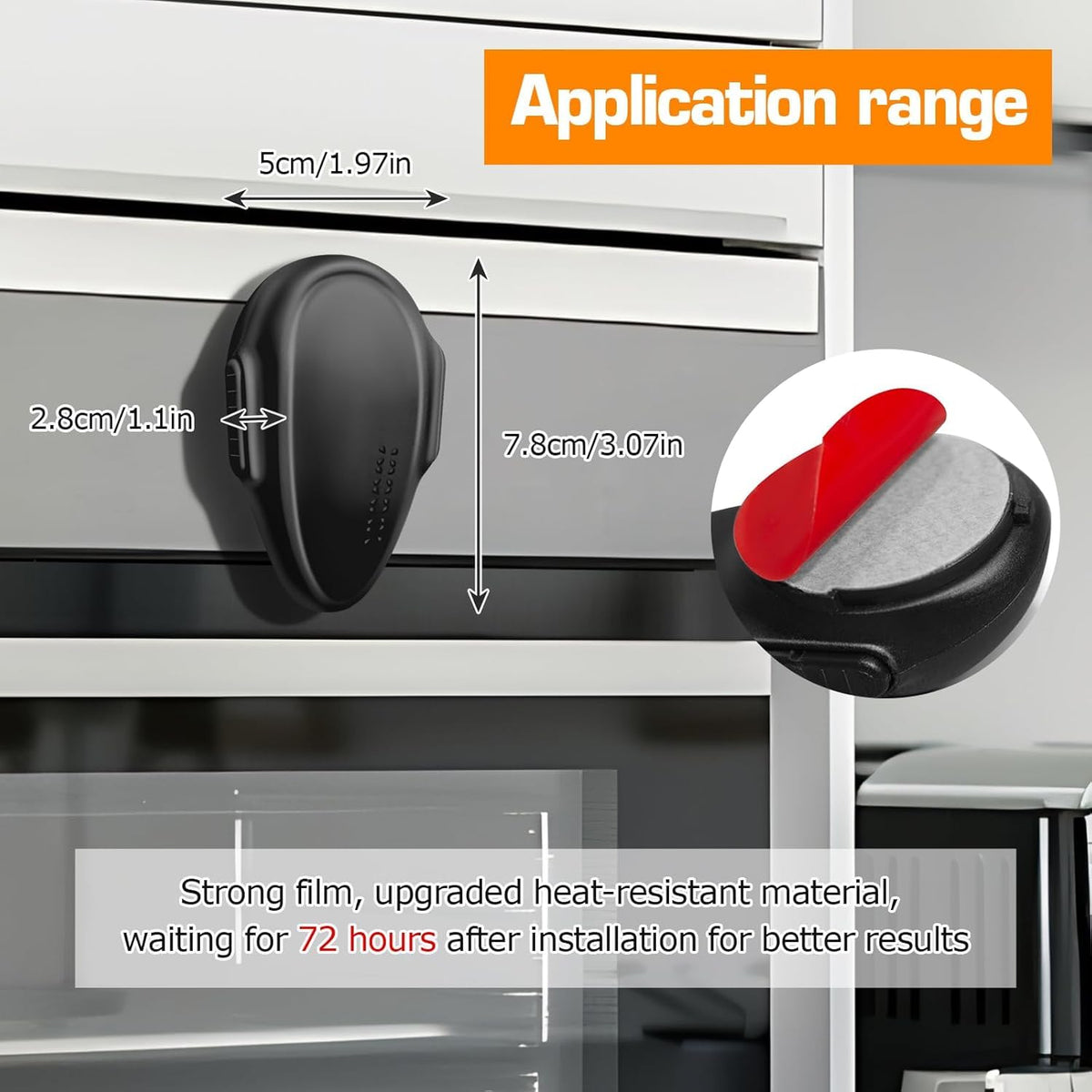 Childproof Oven Door Lock – Heat-Resistant Baby Safety Lock - SAFER GIGGLES