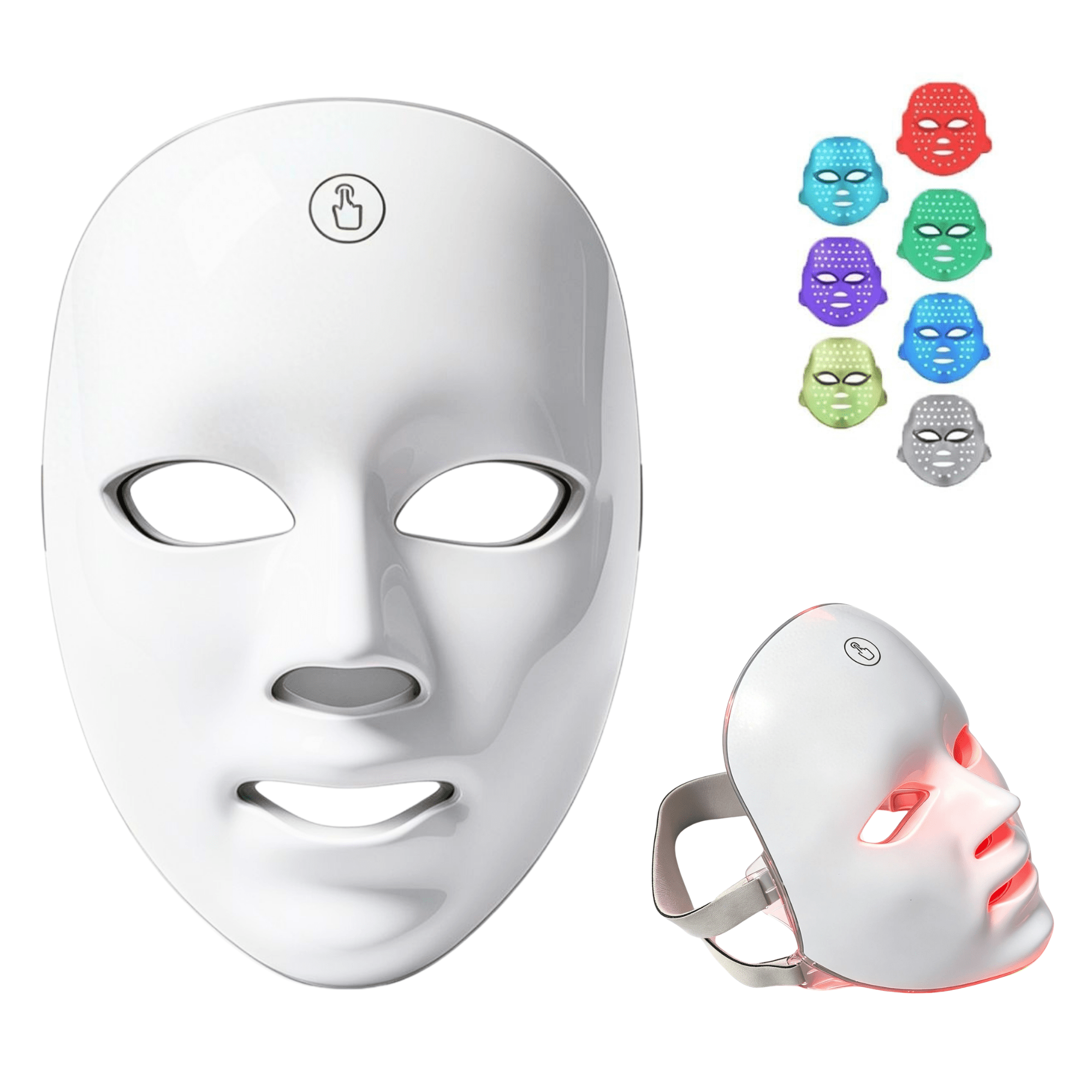 LED Face Mask 7 Colour Light Therapy | Acne & Anti-Ageing - SAFER GIGGLES