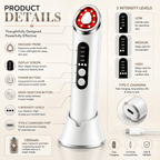 LED Face & Neck Massager – 7-Colour Light Therapy, EMS & Heat - SAFER GIGGLES