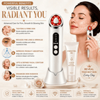 LED Face & Neck Massager – 7-Colour Light Therapy, EMS & Heat - SAFER GIGGLES