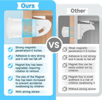 Magnetic Cupboard Locks for Baby Safety – 4 Pack with Key - SAFER GIGGLES