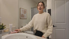 Safer Giggles LED face and neck massager horizontal demonstration