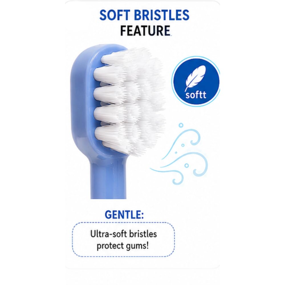 Soft Kids Toothbrush – Cute Bunny Design - SAFER GIGGLES