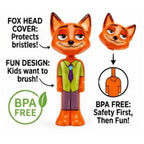 Soft Kids Toothbrush – Cute Fox Design - SAFER GIGGLES