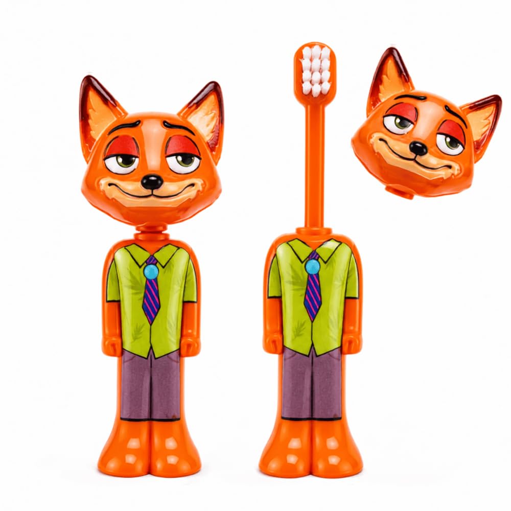 Soft Kids Toothbrush – Cute Fox Design - SAFER GIGGLES
